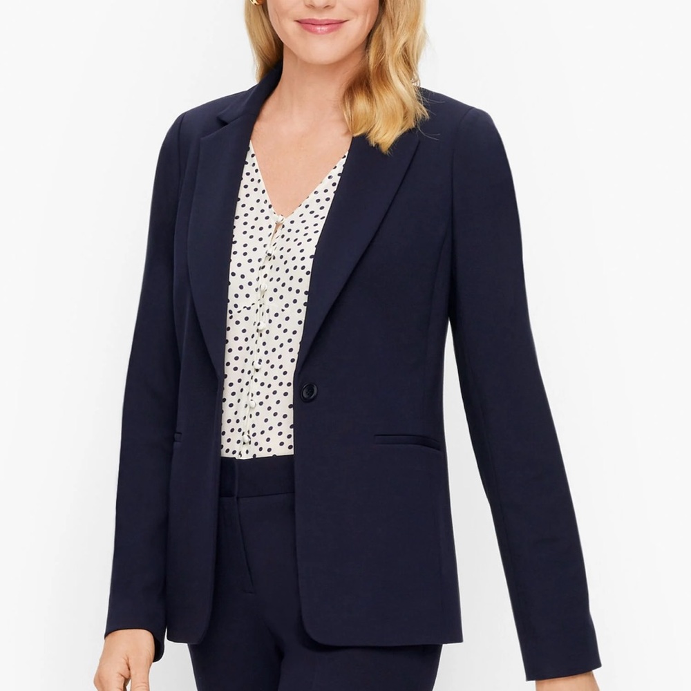 NWT Talbots Luxe Italian Knit Blazer